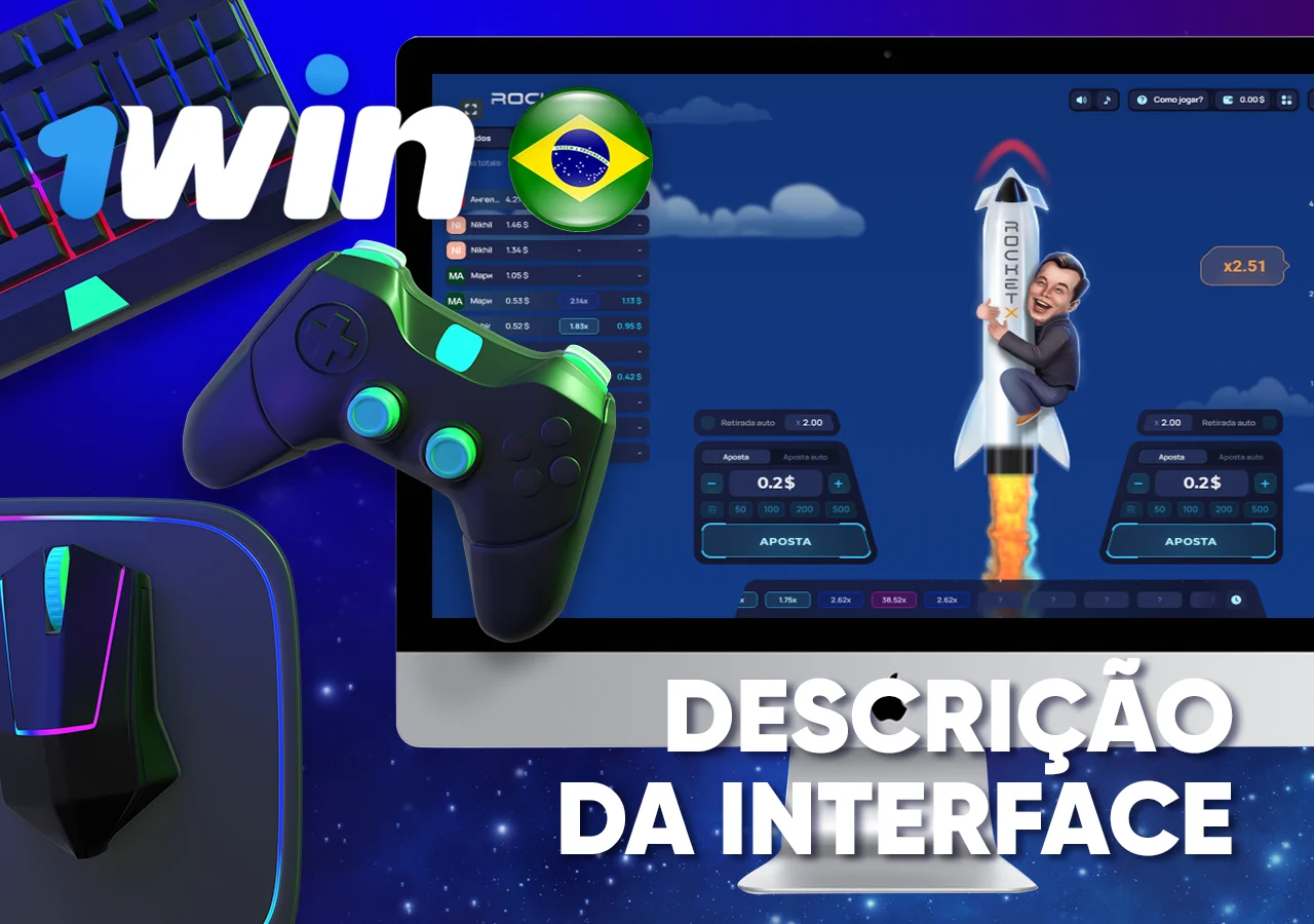 Descrição detalhada dos elementos da interface